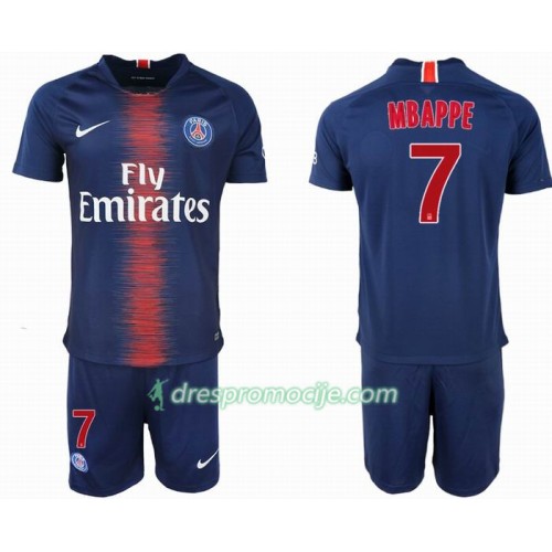 Paris Saint-Germain Dres MBAPPE 7 Dječji Domaći 2018/19 Kratkih Rukava Paris Saint-Germain Dres MBAPPE 7 Dječji Domaći 2018/19 Kratkih Rukava